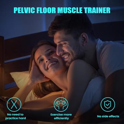 Spier Trainer - Bekkentrainer - Gezondheid Verbeteren - Met Verwarmingsfunctie - 23 x 16 x 5 cm - Wit