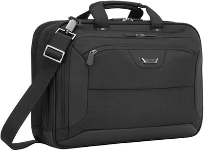 Laptoptas Toploader voor 13 tot 14 Inch Laptops - Zwarte Aktetas 15.6 Inch