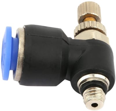Dailygoods- Pneumatische Connector - 2 Stuks - T-Klep - Hoge Kwaliteit Koper/Plastic - Eenvoudige Aansluiting - Betrouwbare Verbinding - Goede Luchtdichtheid - Luchtconnector