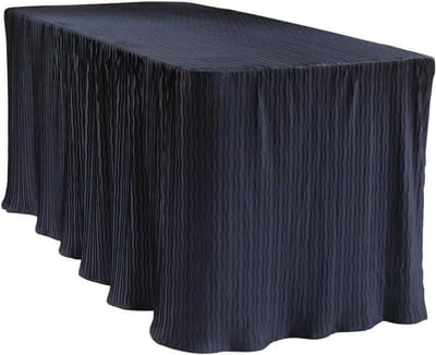 Opvouwbare Tafelkleed - Klaptafelhoes - Feestelijke Decoratie - Geplooid Ontwerp - 183x76 cm - Blauw