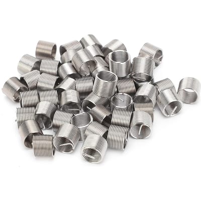 50 stuks Draadinzetstukken Mannelijk Vrouwelijk Verkleinende Moer Reparatiegereedschap Roestvrij Staal Bevestigingsmiddel M10x1x1.5D