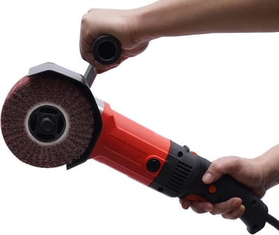 Slijpmachine Satijnmachine - Metaalbewerking - Oppervlakken Bewerken - Constante Elektronika - 1400 W - Grijs