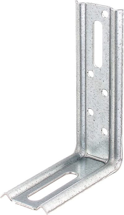 Set van 50 Stelhoeken 90 Graden Ingeperst met Sleufgat - Verzinkt 70x100x30 mm