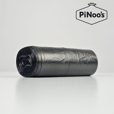Grijze Vuilniszakken 15 Liter | 10 rollen à 50 zakken - HDPE-plastic | 6 My | 39x49 cm - Pedaalemmerzakken 15 liter, Grijze vuilzakken 15L (03904903106)