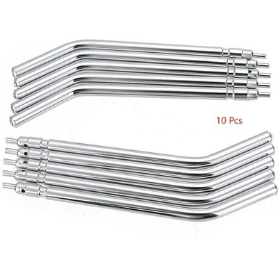 Roestvrij Staal Tandheelkundige Lucht Drievoudige Spuit 3-Weg Mondstuk Tips Voor Tanden Bleken Water Spray Spuit Tandheelkundig Gereedschap gray