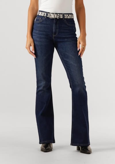 Fabienne Chapot Eva Flare Jeans 3622 Jeans Dames - Broek - Donkerblauw - Maat 26/32