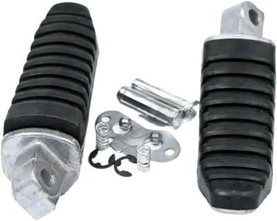 Motorfiets Voetsteunen - Pedalen Set - Rijcomfort Verbeteren - Antislip Grip - 2 Stuks - Zwart