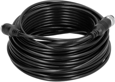 Autocamera Verlengsnoer - Monitor Kabel - Stabiele Verbinding - Anti-interferentie - 15 Meter - Zwart