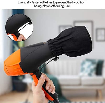 Ynkkvre - Haartrockner Diffusor - Diffusor Voor Krullend En Golvend Haar - Zacht Nylonmateriaal Warmte Gelijkmantig Verdelen - 1 - Voor Thuis/Reizen Zwart