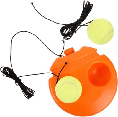 Tennis Trainer Set - Rebounder Bal - Solo Tennis Oefenen - Duurzaam Materiaal - 19 x 18.5 cm - As Shown