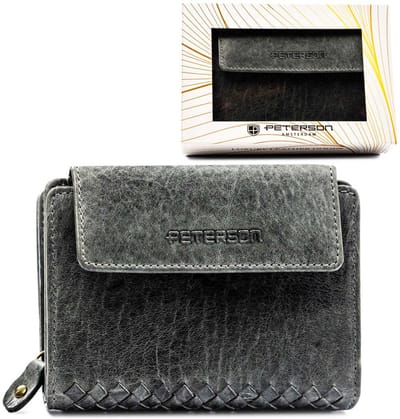Peterson - Elegante Leren Portemonnee - RFID Bescherming - Dubbele Muntzak