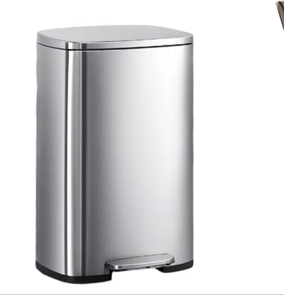 50L afval Bin - Keukenafval blik - Garbage Bin - Soft -Close deksel - 42,4 x 32 x 65 cm met afneembare interieuremmer