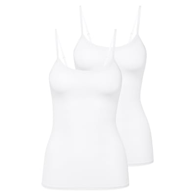 CALIDA Onderhemd Natural Comfort Spaghetti-Top Set van 2