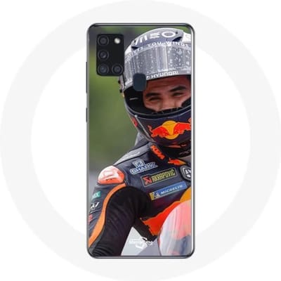 Coque - maniacase - Samsung Galaxy A21S - Souple - Protection - Moto GP Podium KTM noir