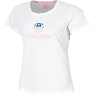 BIDI BADU Out of Control Logo T-shirt Dames-blauw