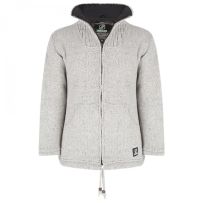 Gebreid Wollen Heren/Uni Vest van Schapenwol met Polyester Fleece voering en hoge kraag - SHAKALOHA - M Flash Collar S