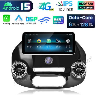 HexinexMarket Geschikt voor Mercedes Benz Vito W447 2014-2023 - GPS Navi, Android 15, multimediaspeler, 6GB+128GB