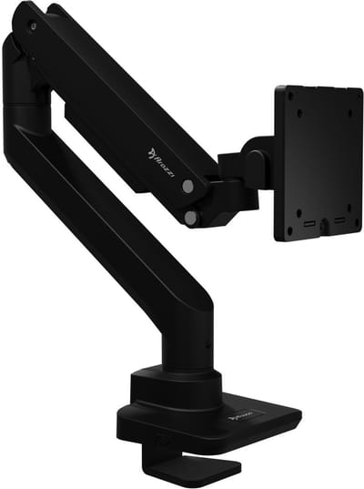 Arozzi Alzare Neo Pro Monitor Arm - Gasveer - Kabelbeheer - Max 20kg - Zwart