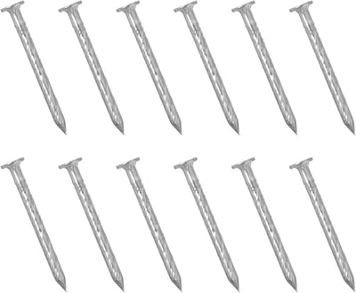 Hekbrug Spijkers - Spiraal Nagels - Hout Bewerken - Roestvrij Staal - 25 Stuks - Zilver