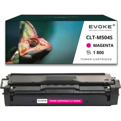 Evoke compatibele toner voor Samsung Clt-M504S Cltm504S 504S Magenta 1800 pagina's Clp-415N 415Nw 470 475; Clx-4170 4195Fn 4195Fw 4195N; Xpress Sl-C1810W C1860Fw