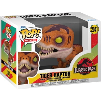 Jurassic Park Tiger Raptor vinylfiguur 2041 Unisex Funko Pop! - Neutraal - Standard