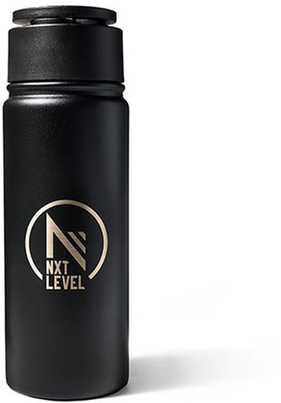 NXT Level® MAG RVS Thermos Drinkfles 600ml - met MagSafe Telefoonhouder magneet - Lekvrij - 12u Warm & 24u Koud - Thermosfles - Drinkfles - Voor Volwassenen en Kinderen - Zwart