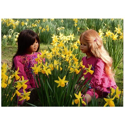 Handgemaakte Diamond Painting Borduurpakketten Pop en gele bloem kerstversiering 20X30CM yellow
