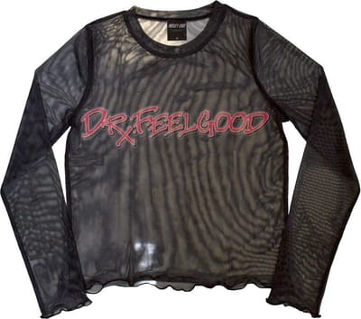 Motley Crue - Feelgood Logo Crop top - XXS - Zwart