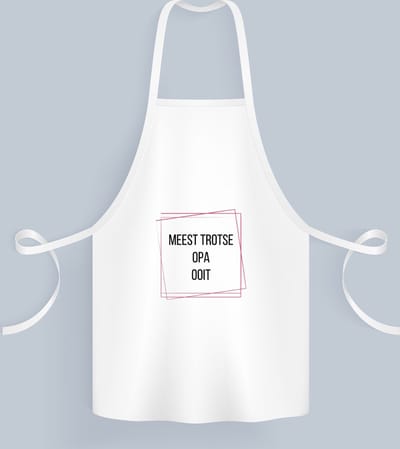 Akyol - meest trotse opa ooit Keukenschort - Opa - trotse opa - verjaardagscadeau - verjaardag - cadeau - cadeautje voor opa - opa artikelen - kado - geschenk - gift - 82 bij 71 cm