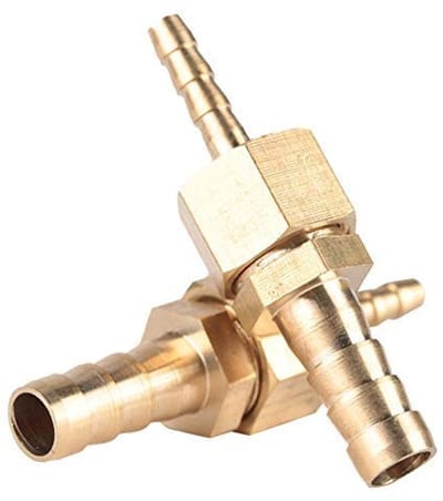 Dailygoody - Quick Release Connector - Messing Slangconnector - Duurzaam en Corrosiebestendig - 2 Stuks - Voor Pond Slangadapter - Geschikt voor 4-10 ...