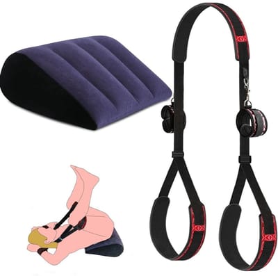 Sex Kussen - Meubel - Stoel voor Mannen & Vrouwen - BDSM - Rood en Zwart