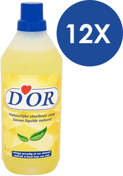 D'Or Natuurlijk Vloeibare Zeep - 12 x 1L