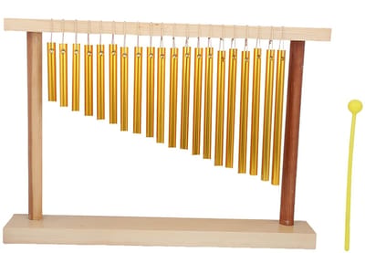 Allecto - Muzikale Speelgoedhamer - Kinderpercussie-instrument - Houten en Metalen - 20 Tonen - Creatief Muziek Speelgoed - Geschikt voor Kinderen