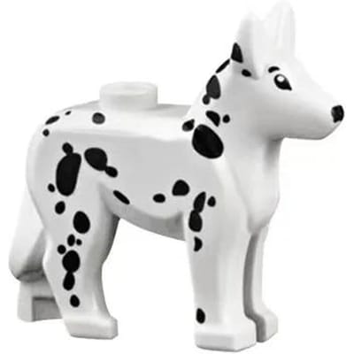 10 stuks Compact Bouwsteen Deel Dier Politiehond Wolfshond Dalmatiërs Militaire Scène Accessoires Werkt Met Lego