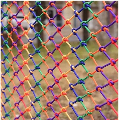 Klimnet voor kinderen - Veiligheidsnet klimwand - Veilige bescherming buiten - Handgeweven dubbele naald - 1x3 meter - Nylon
