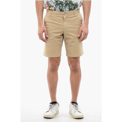 Katoenen shorts in beige