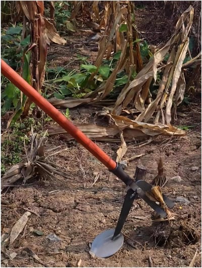 Handmatige boomstronkverwijderaar - Worteltrekker paal - Tuinonderhoud - Staande bediening - 120 cm handvat - Zwart