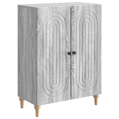 vidaXL - Dressoir - Grijs - sonoma - 66 - x - 34,5 - x - 90 - cm - Bewerkt - hout