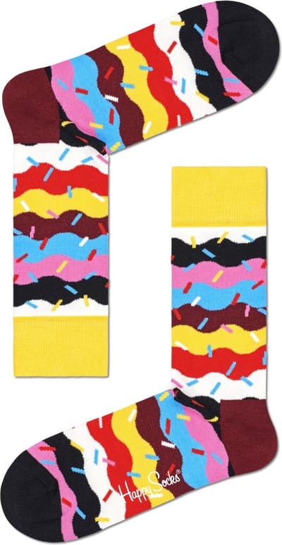 Happy Socks Birthday Cake Sprinkle BCS01-0200 - Meerkleurig  Unisex - 41-46