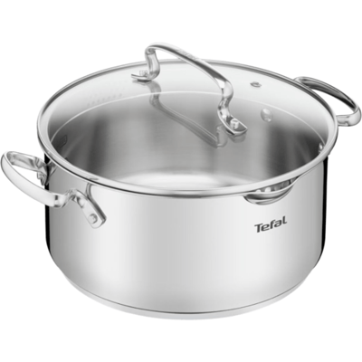 Tefal DUETTO+ G7194636 steelpan Rond Roestvrijstaal