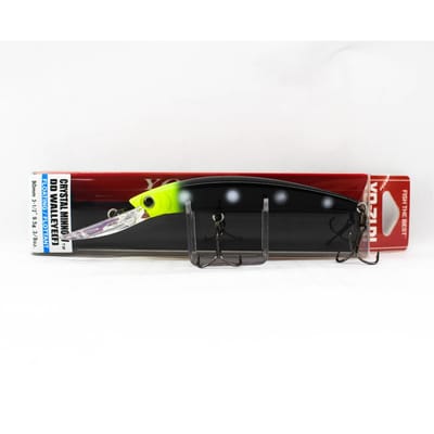 Yo Zuri Crystal Minnow DD Snoekbaars 90 mm Drijvend Aas R1205-ZB (6817) black
