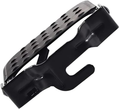 Fietspedalen Achterbank - Trappers Fietsclips - Extra zitplaats meenemen - Vouwbaar met antislip - 13x9cm - Zwart