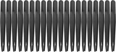 Anti-statisch Pincet - Koolstofvezel Tip - Elektronica Reparatie - Hittebestendig Ontwerp - 20 Stuks - Zwart