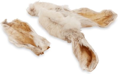 Chikko Quality - Konijnenoren met Vacht - Hypoallergeen - 225gr