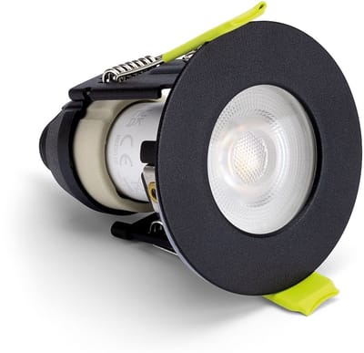 Integral mini inbouwspot Zwart IP65 | zaagmaat 4.3cm | incl. GU10 fitting excl. lichtbron | GU10