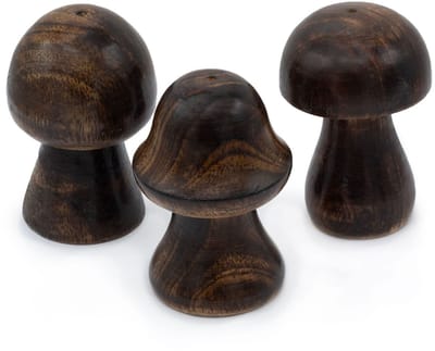 Set of 3 Mini Incense Mushrooms (8cm 7cm 6.5cm)