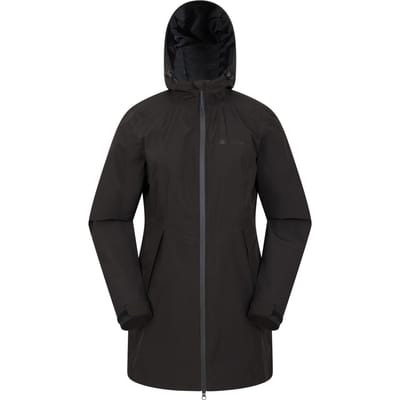 Mountain Warehouse Dames/Dames Hilltop II Waterdichte Jas (Zwart)