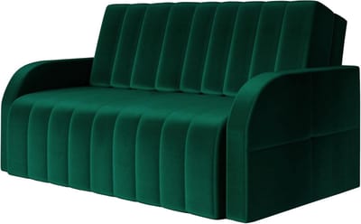 Montana 120 - Slaapbank - Slim en Stijlvol - 141 x 104 x 90 cm - Transformeerbaar - Modern Baknje - Donkergroen (Kronos 19)