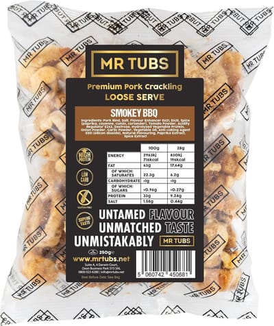 Keto Varkensschil Snack 250g - Glutenvrij, Eiwitrijk en Koolhydraatarm - Beschikbaar in Diverse Smaken