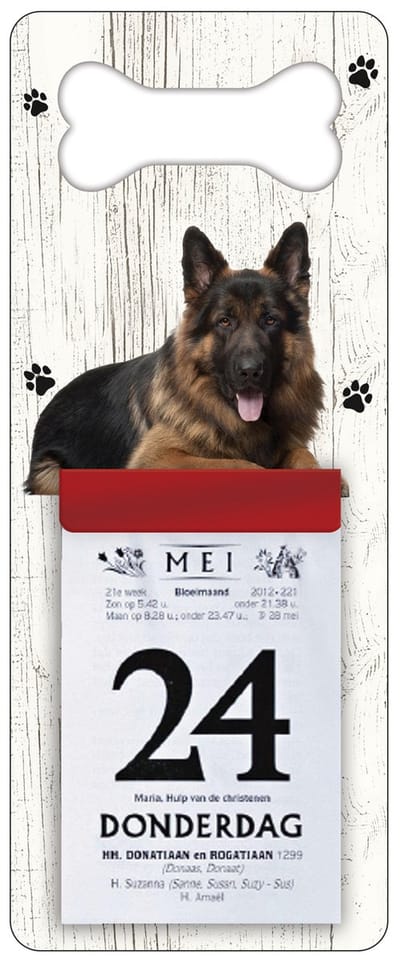Scheurkalender 2027 Hond: Oudduitse Herder